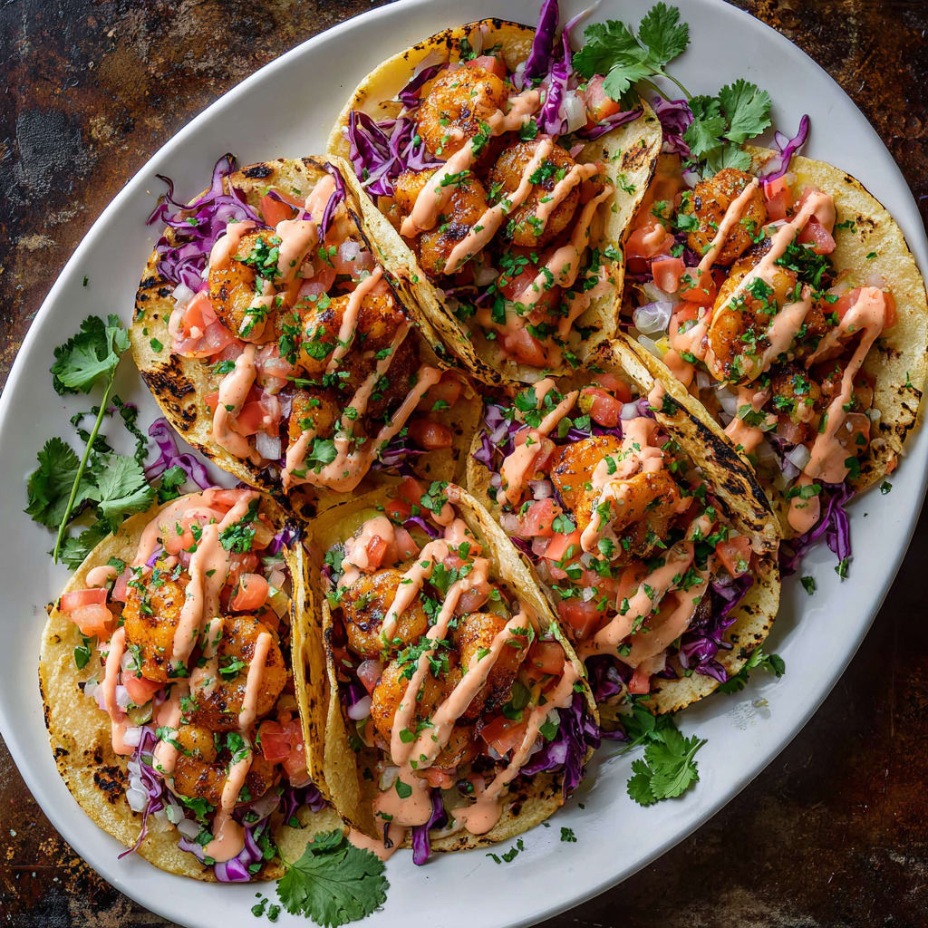 Bang Bang Shrimp Tacos