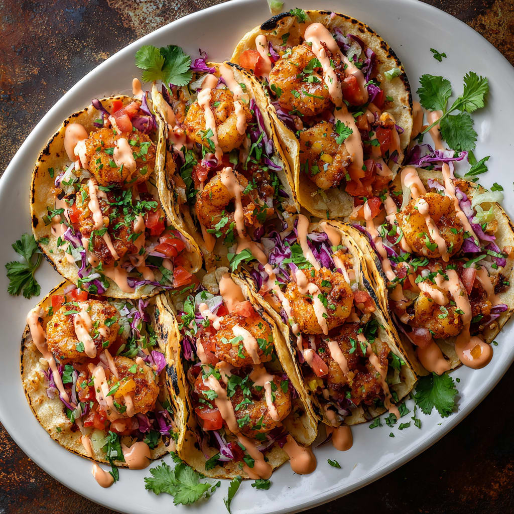 Bang Bang Shrimp Tacos
