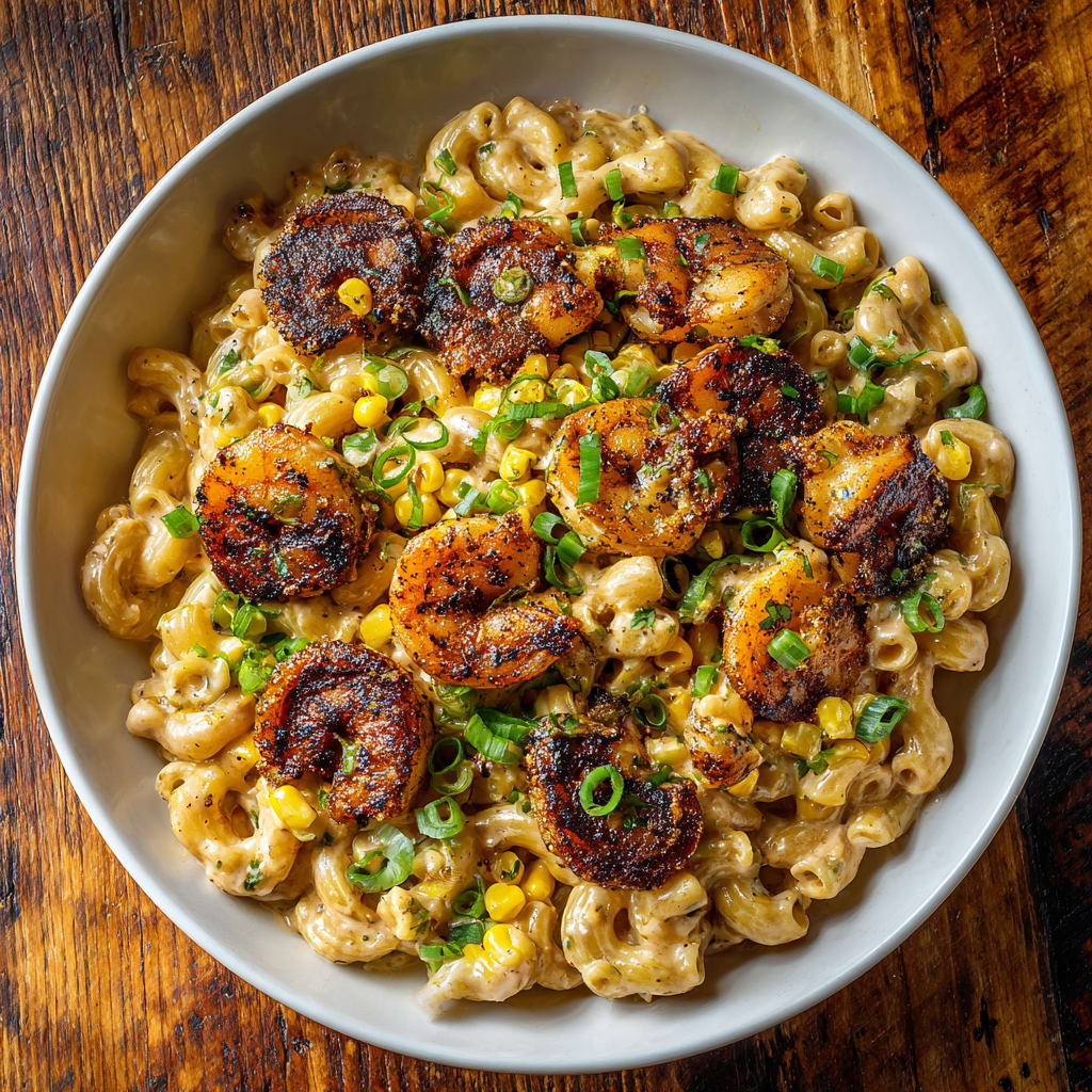 Blackened Shrimp Cavatappi