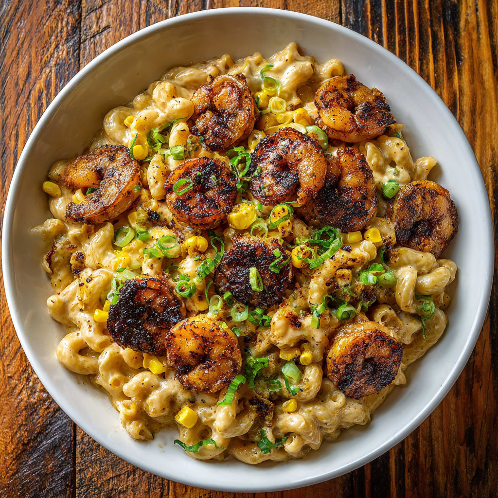 Blackened Shrimp Cavatappi