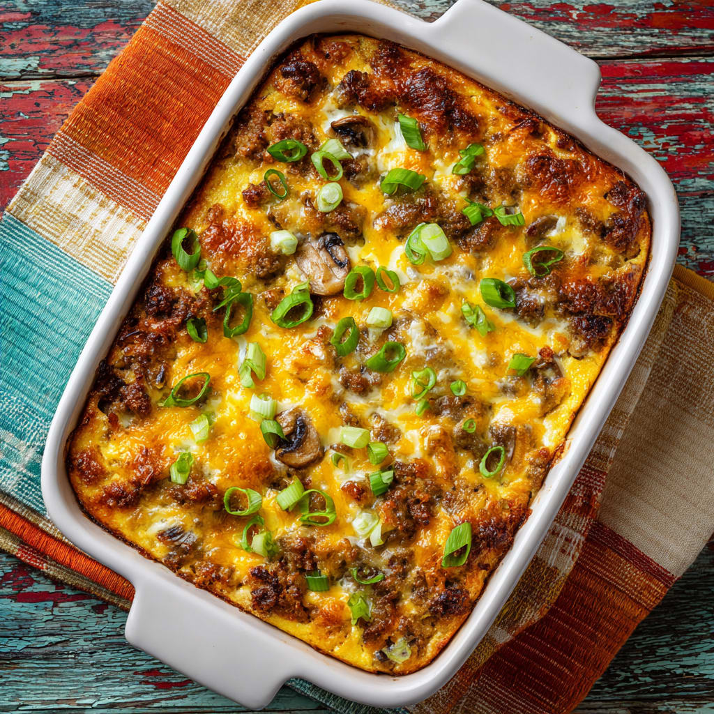 Break Casserole with Italian Sausage