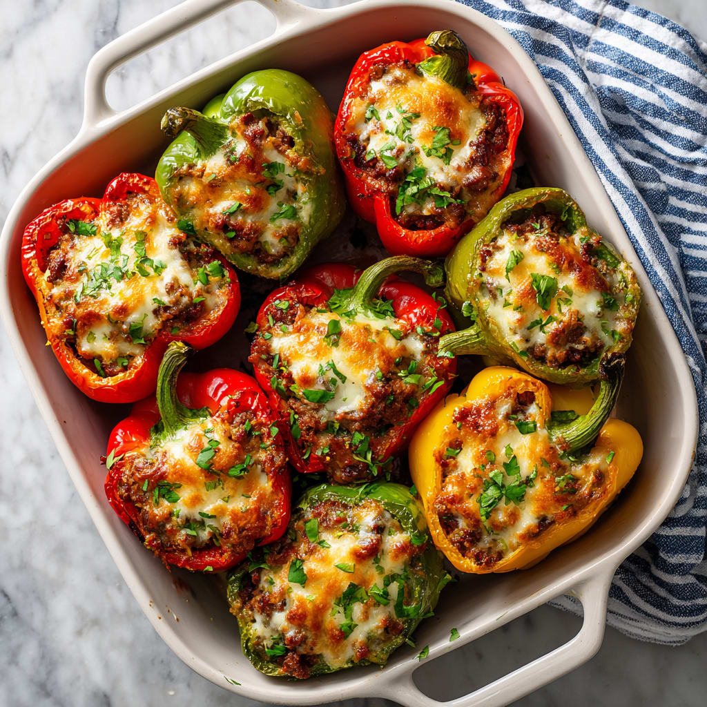Break Stuffed Bell Peppers