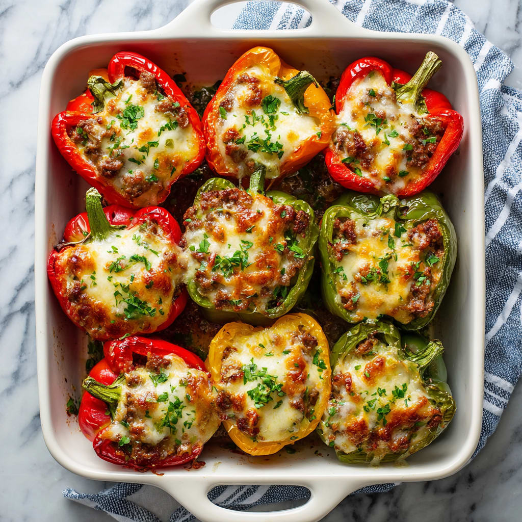 Break Stuffed Bell Peppers