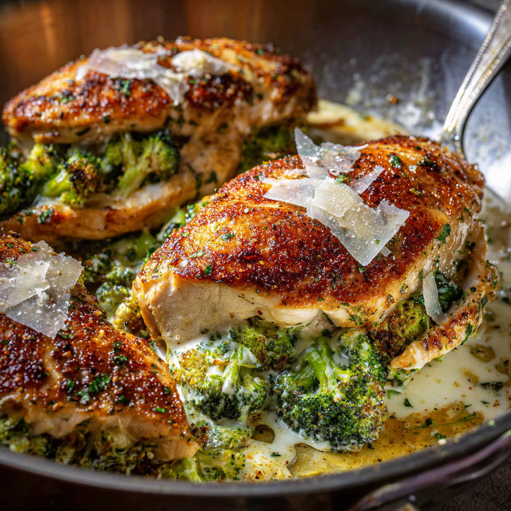 Broccoli Stuffed Chicken Breast