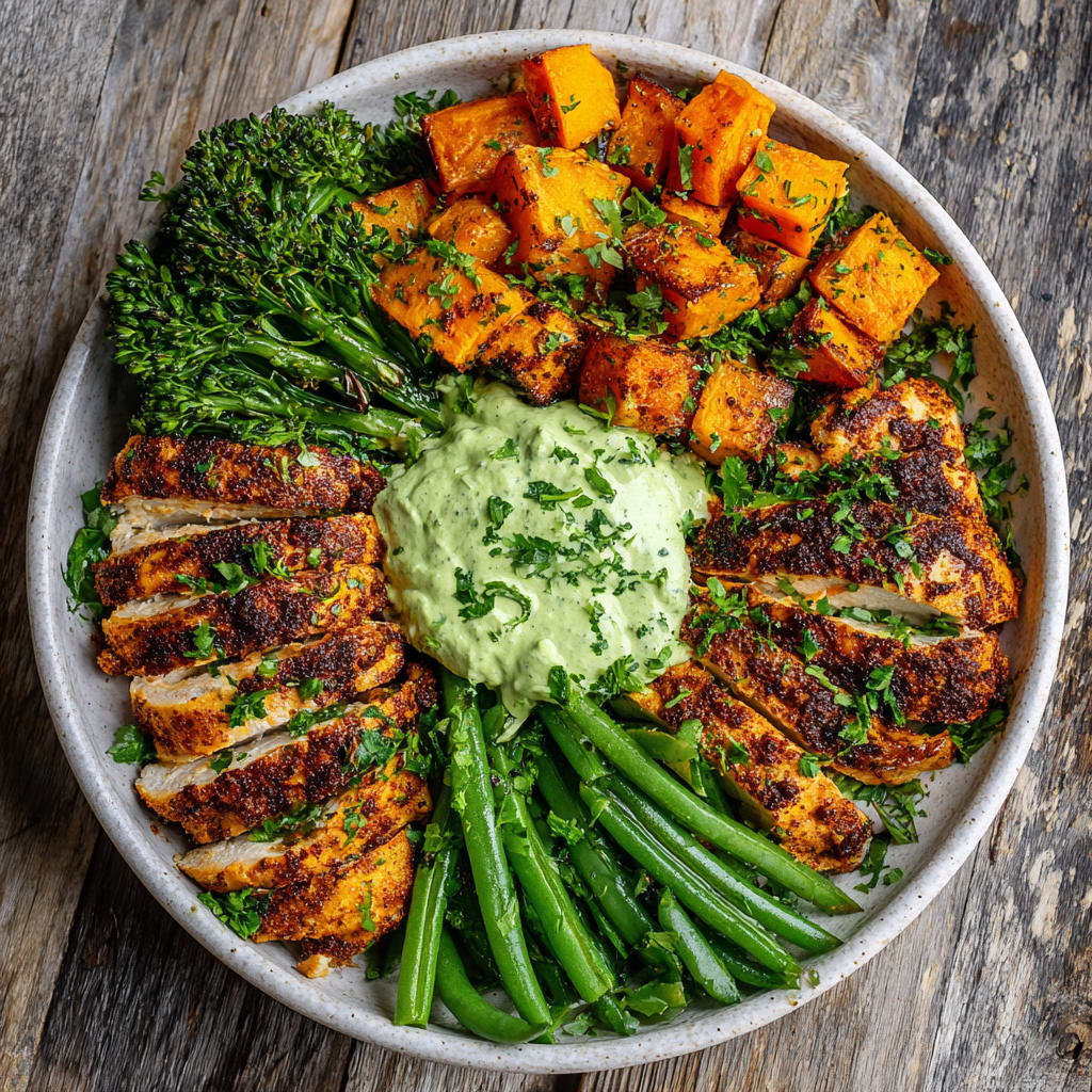 Cajun Chicken & Sweet Potato Bowls