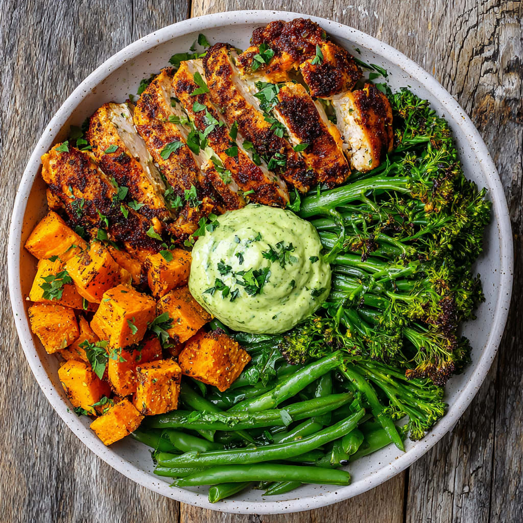 Cajun Chicken &amp; Sweet Potato Bowls