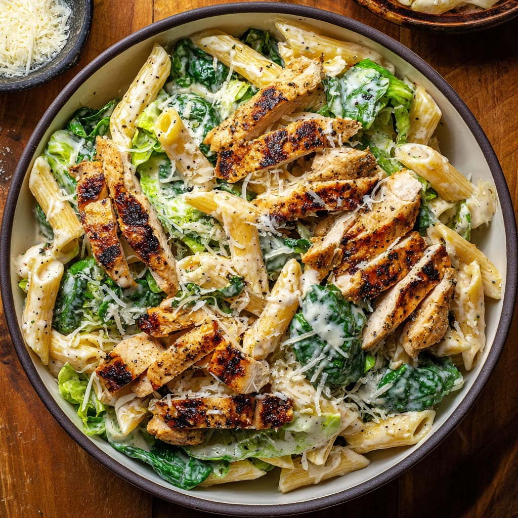 Chicken Caesar Pasta Salad