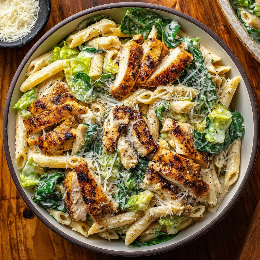 Chicken Caesar Pasta Salad