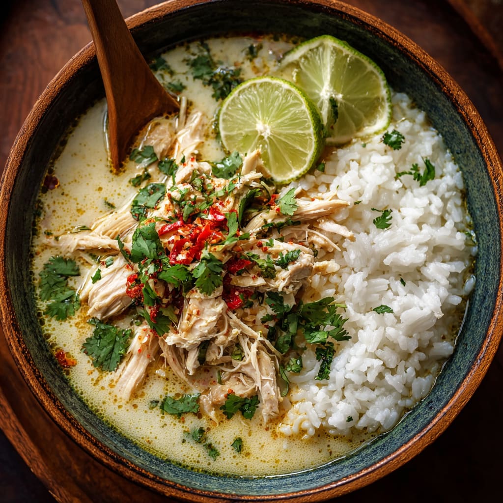Coconut Chicken Brothy Rice