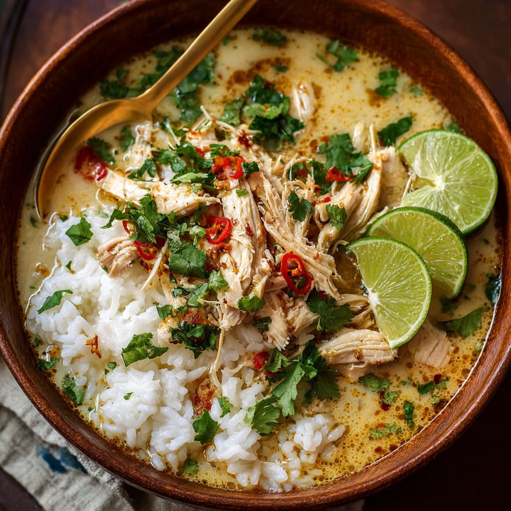 Coconut Chicken Brothy Rice