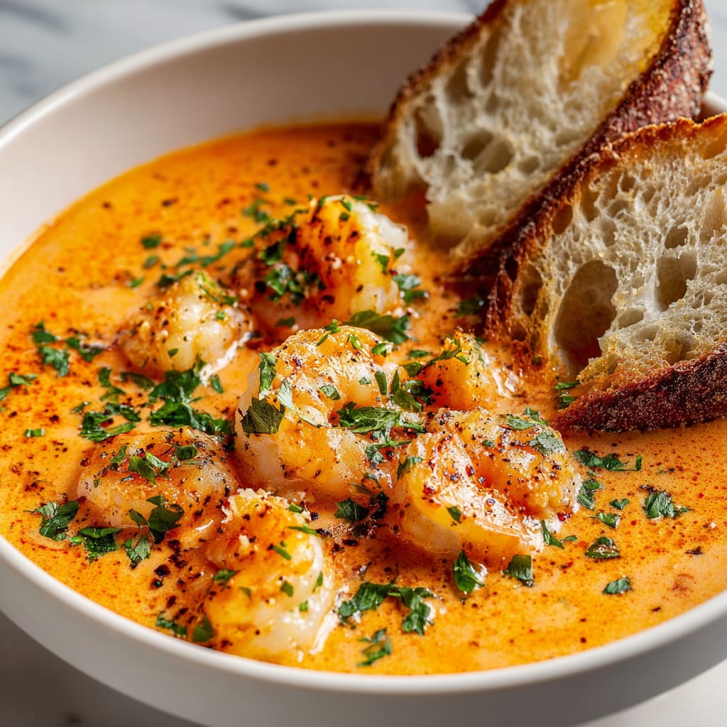 Creamy Crab and Shrimp Seafood Bisque