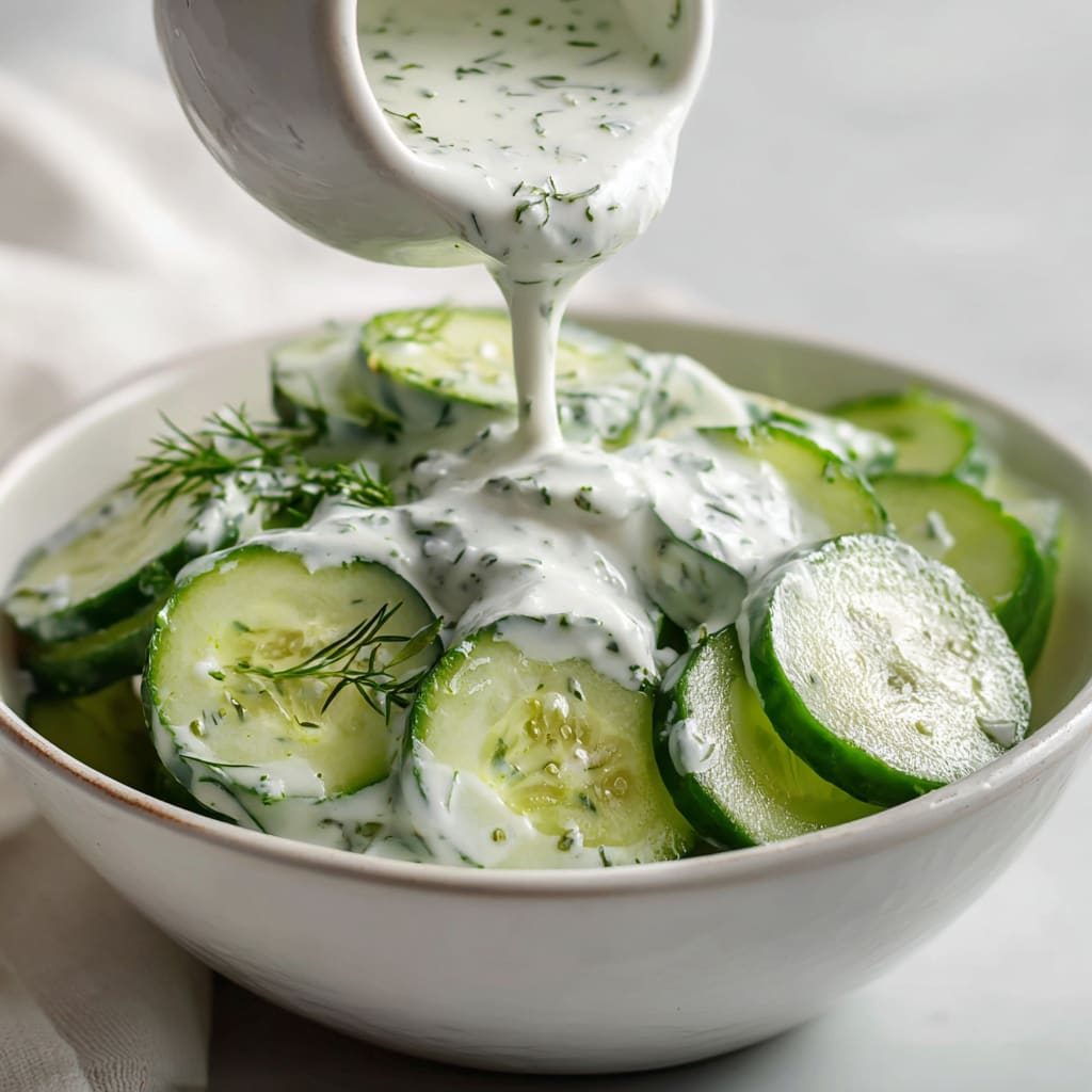 Creamy Cucumber Salad