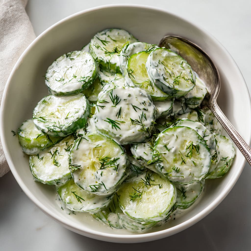 Creamy Cucumber Salad