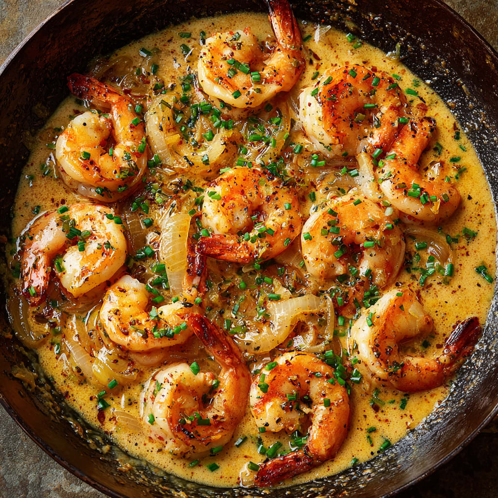 Creamy Garlic Shrimp