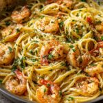 Creamy Garlic Shrimp Pasta