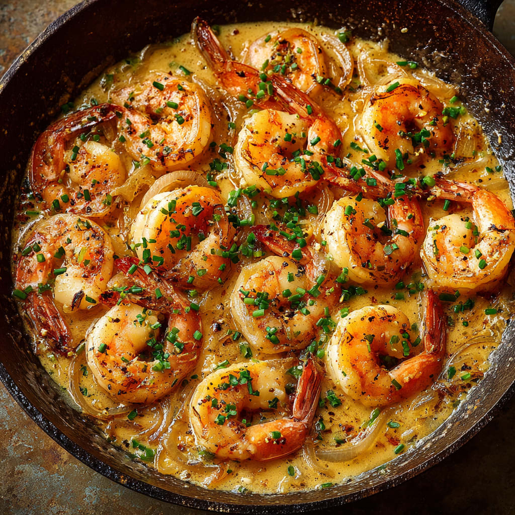 Creamy Garlic Shrimp