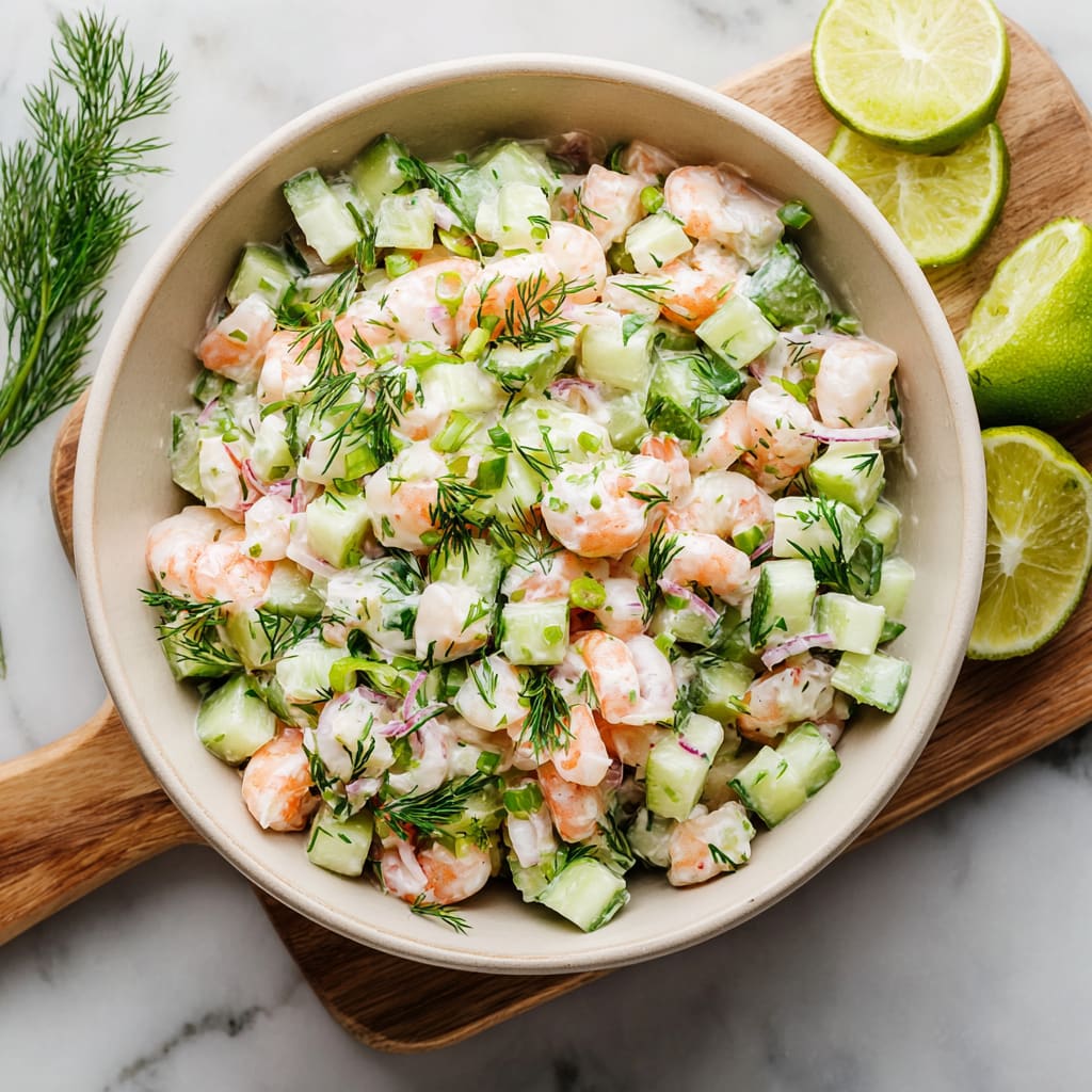 Cucumber Shrimp Salad