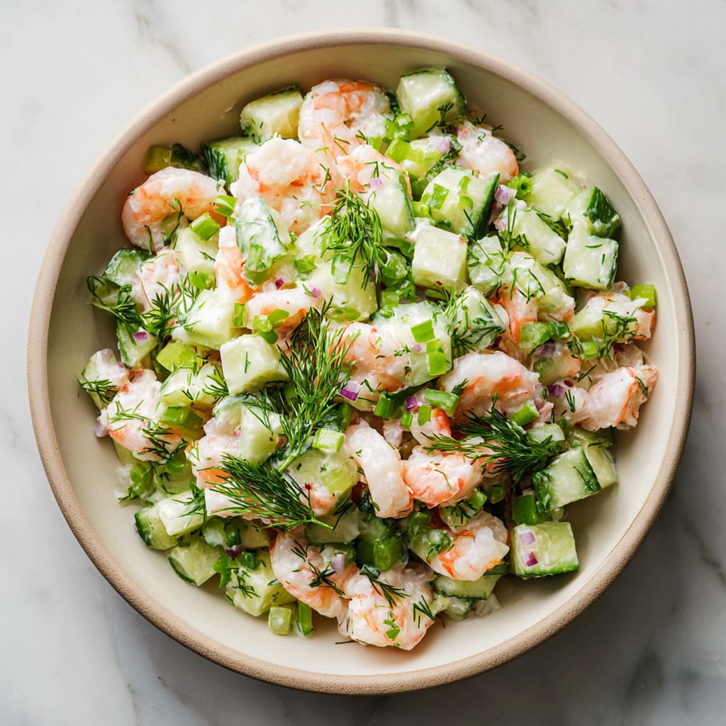 Cucumber Shrimp Salad