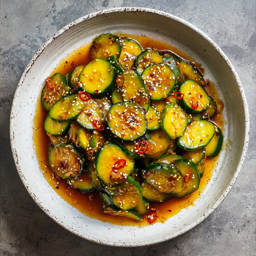 Easy Asian Cucumber Salad