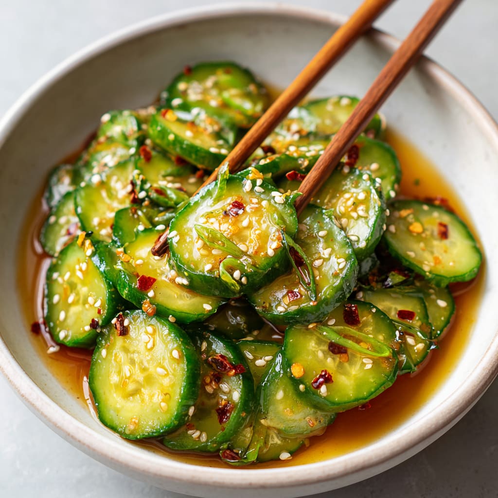 Easy Asian Cucumber Salad