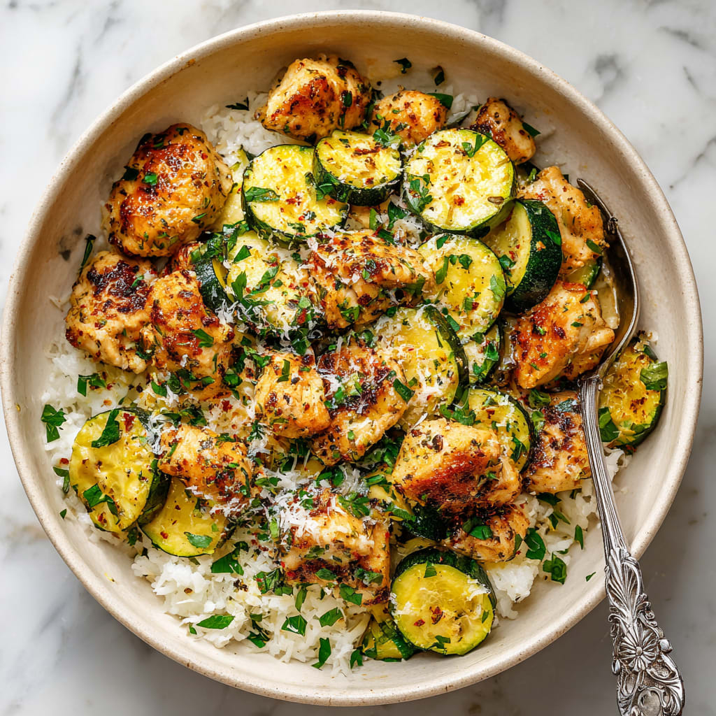 Easy Baked Chicken and Zucchini Recipe