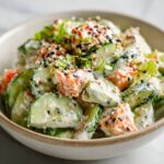 Easy California Roll Cucumber Salad