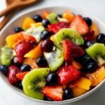 Fruit Salad with Honey Lime Dressing