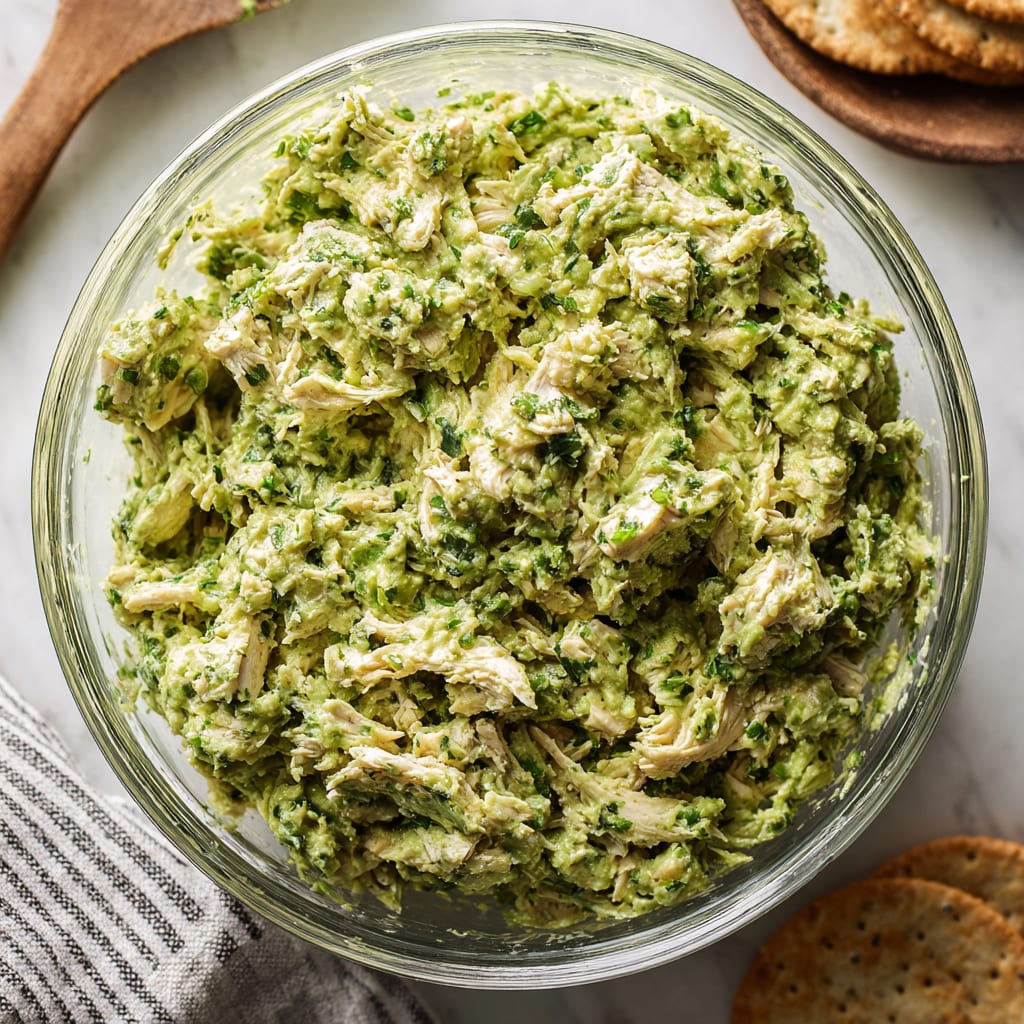 Healthy Green Goddess Chicken Salad