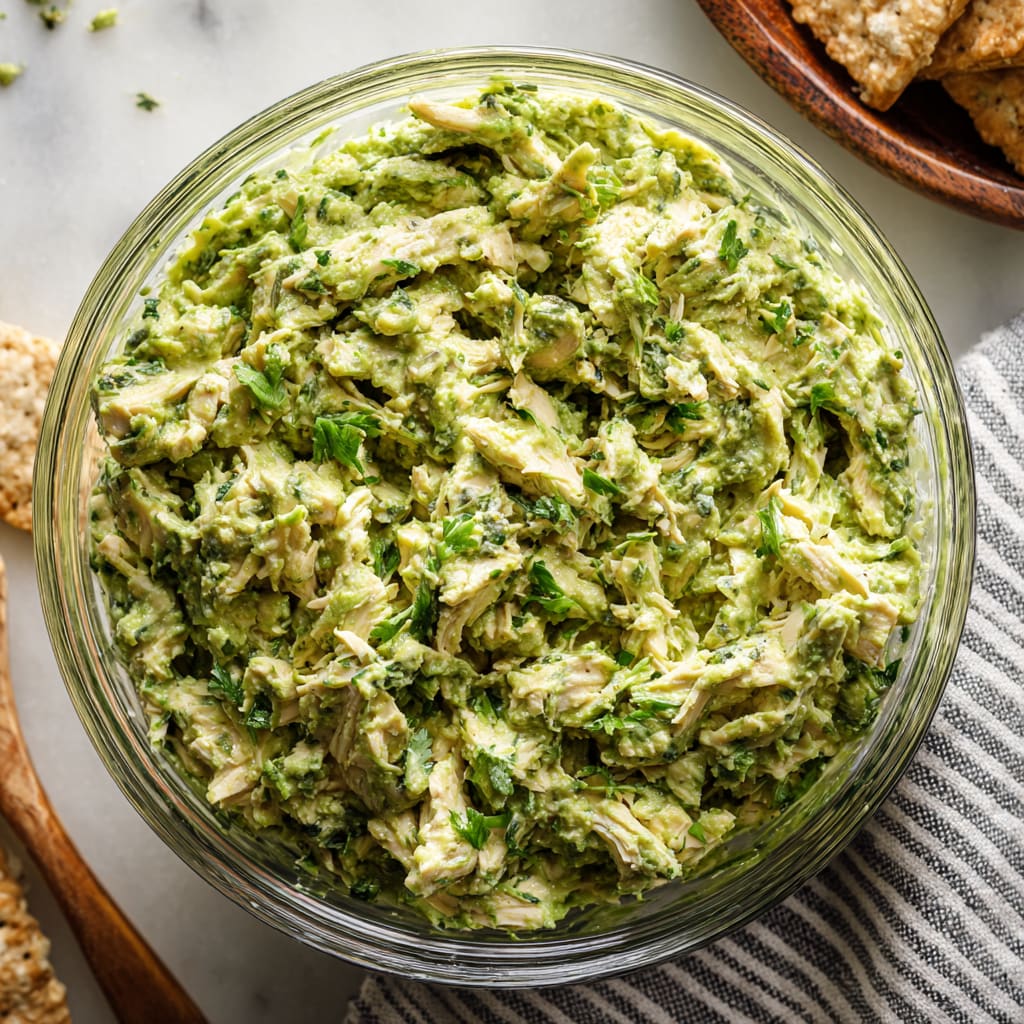 Healthy Green Goddess Chicken Salad