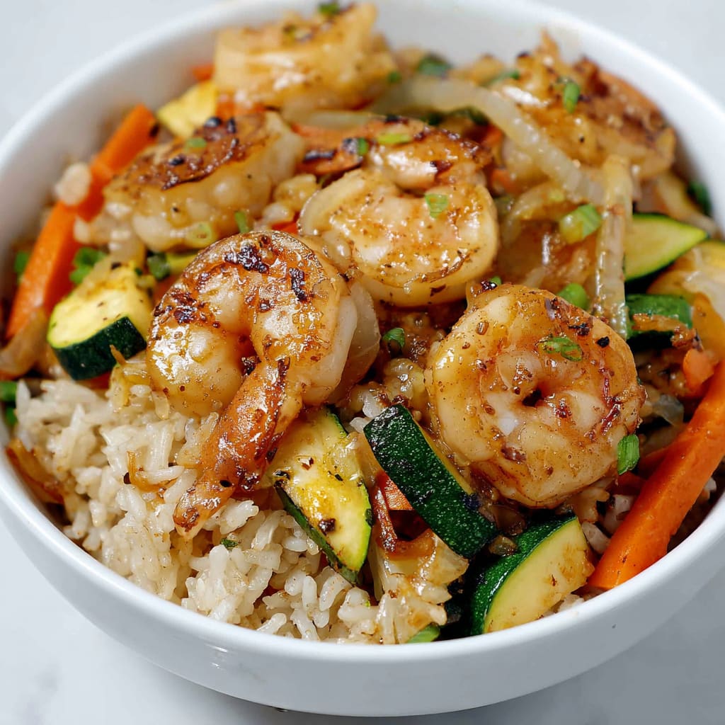 Hibachi Shrimp Rice Bowls