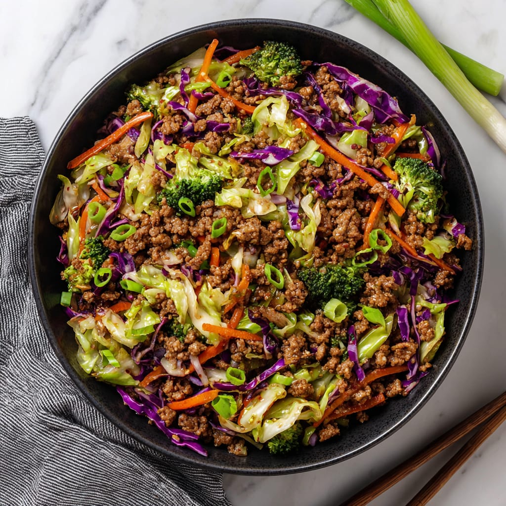 High Protein Egg Roll In A Bowl