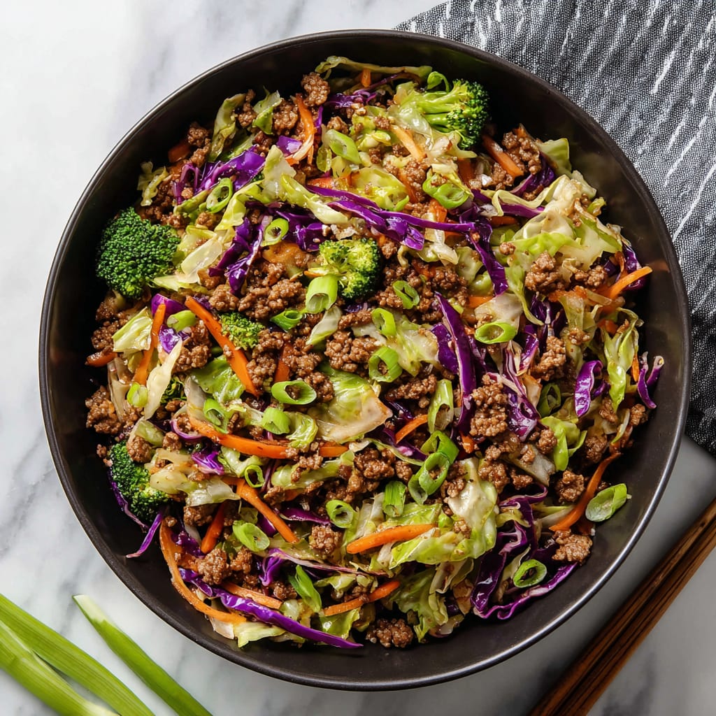 High Protein Egg Roll In A Bowl