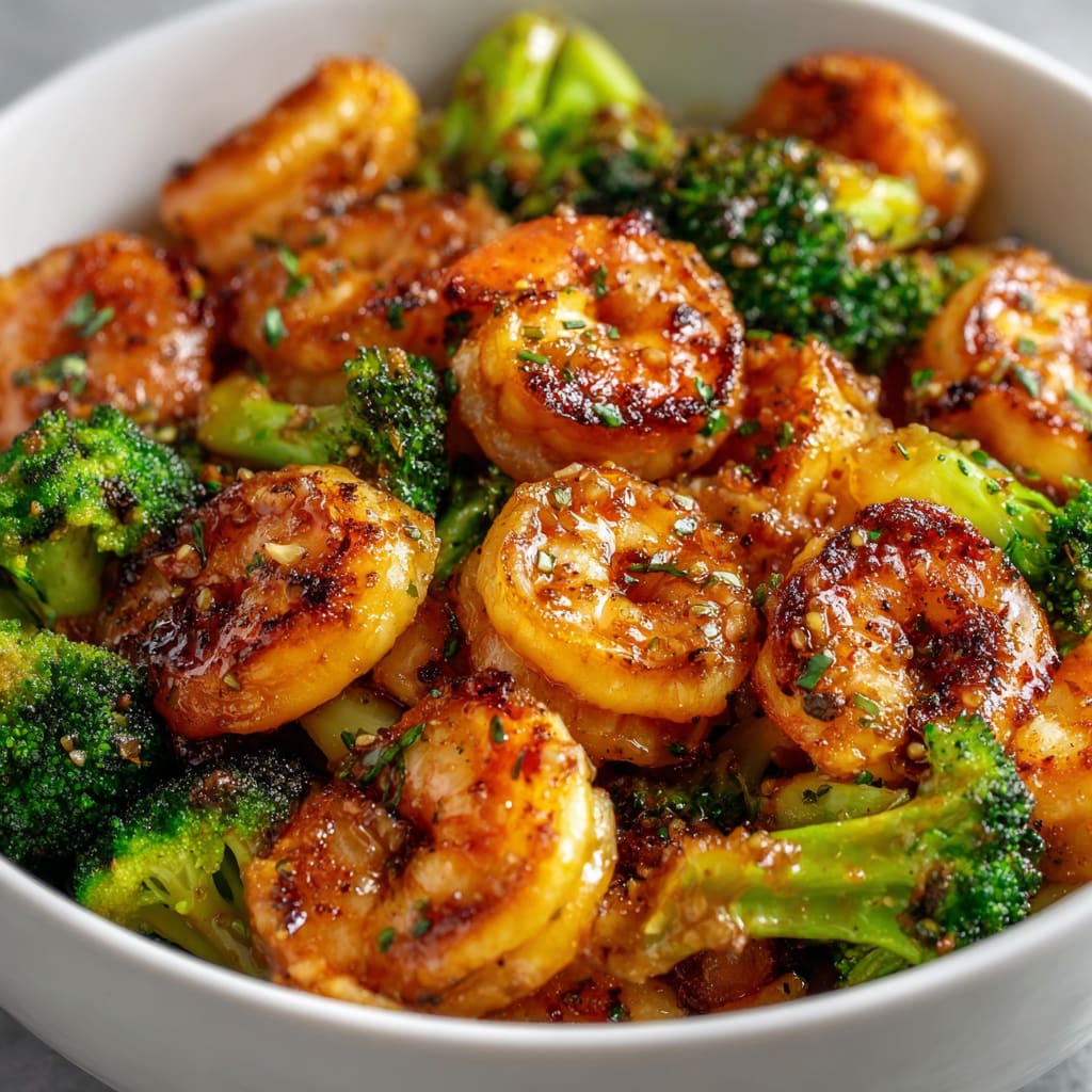 High-Protein Honey Garlic Shrimp
