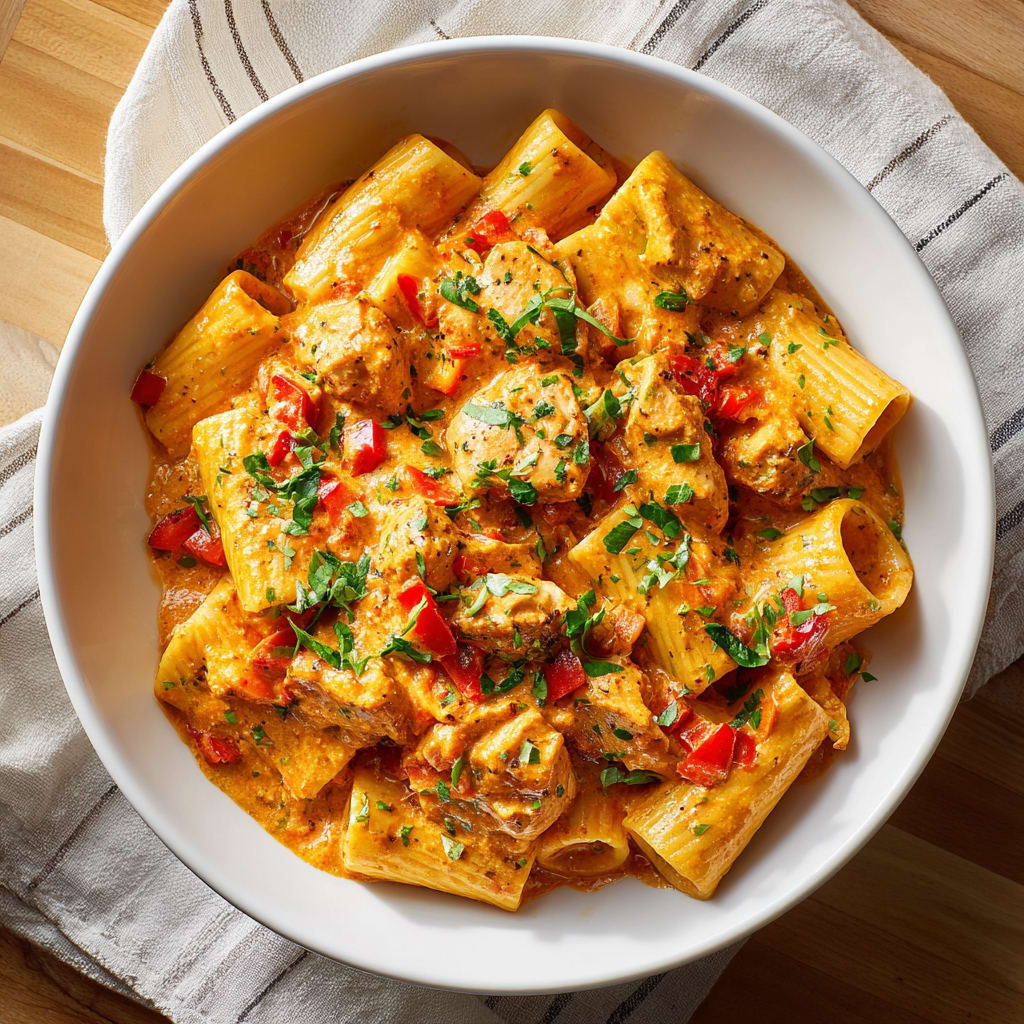 Instant Pot Creamy Chicken Rigatoni