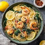 Lemon Garlic Parmesan Shrimp Pasta