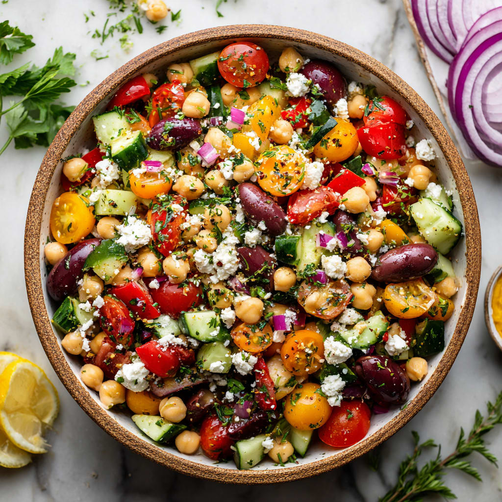 Mediterranean Chickpea Salad