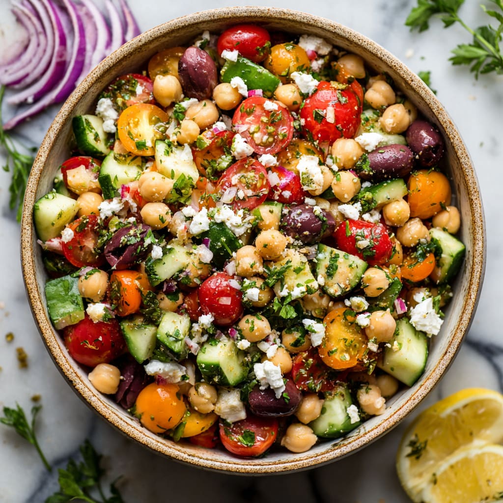 Mediterranean Chickpea Salad