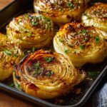 Oven Roasted Garlic Cabbage Steaks