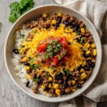 Quick & Hearty Ground Beef Burrito Bowl