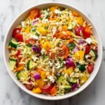 Rainbow Orzo Salad