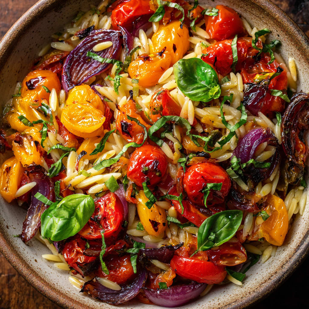 Roasted Vegetable Orzo