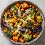 Roasted Vegetable and Chickpea Bowls