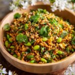 Satay Crispy Rice Salad