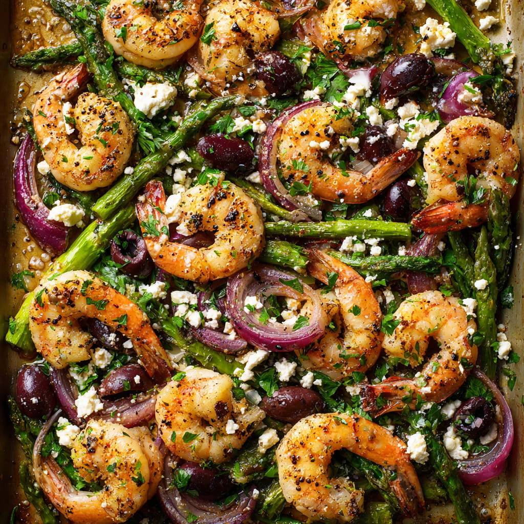 Sheet Pan Mediterranean Shrimp
