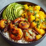 Shrimp Avocado Mango Bowls