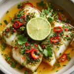 Steamed Fish with Lime and Garlic