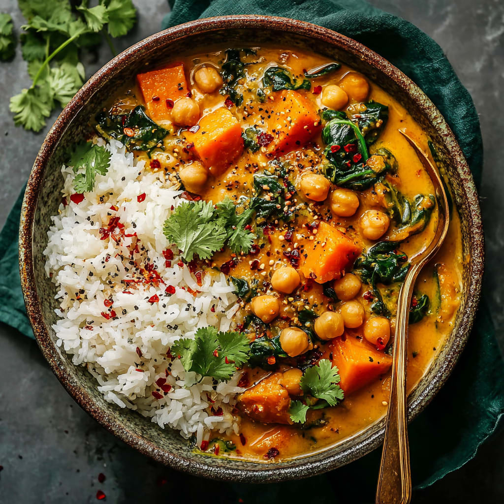 Sweet Potato and Chickpea Curry