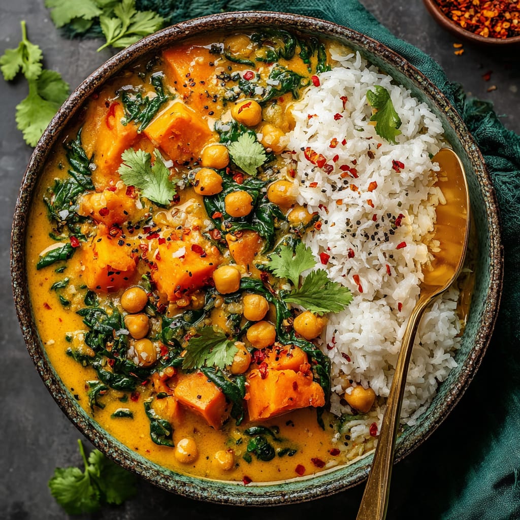 Sweet Potato and Chickpea Curry
