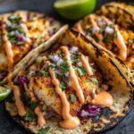 Zesty Fish Tacos with Spicy Sriracha Lime Sauce