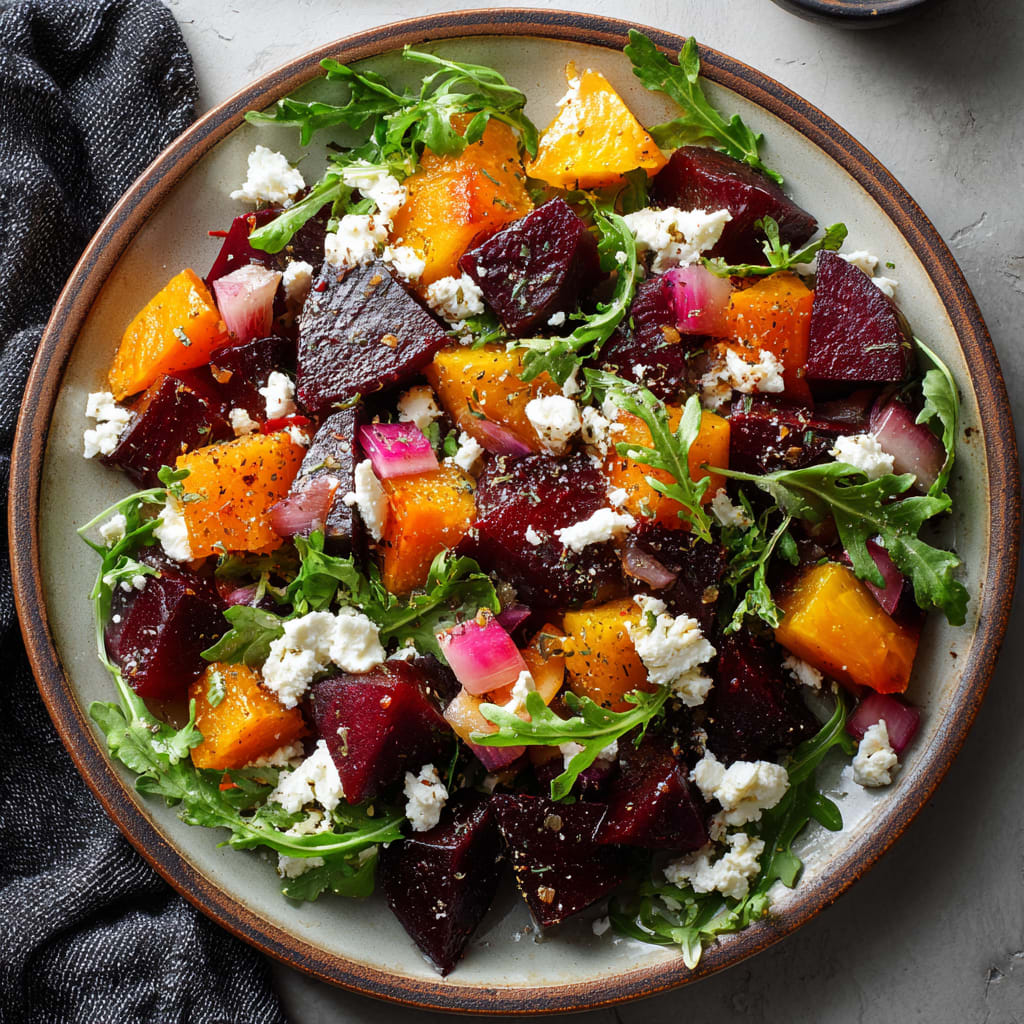 Creamy Roasted Beet Salad